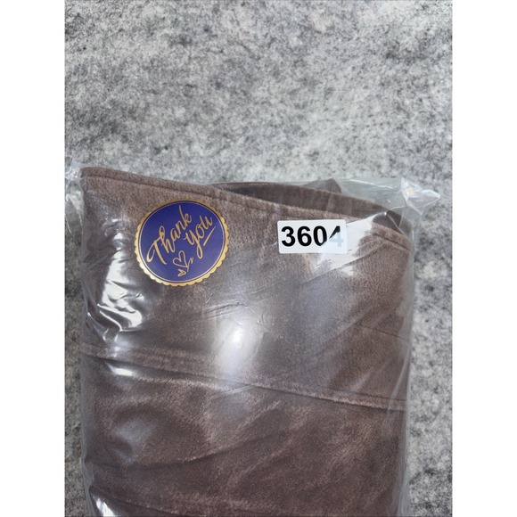 Y2K Live A Little Leather Jacket Women's Small Brown Button Up Wide Sleeves - Picture 10 of 10